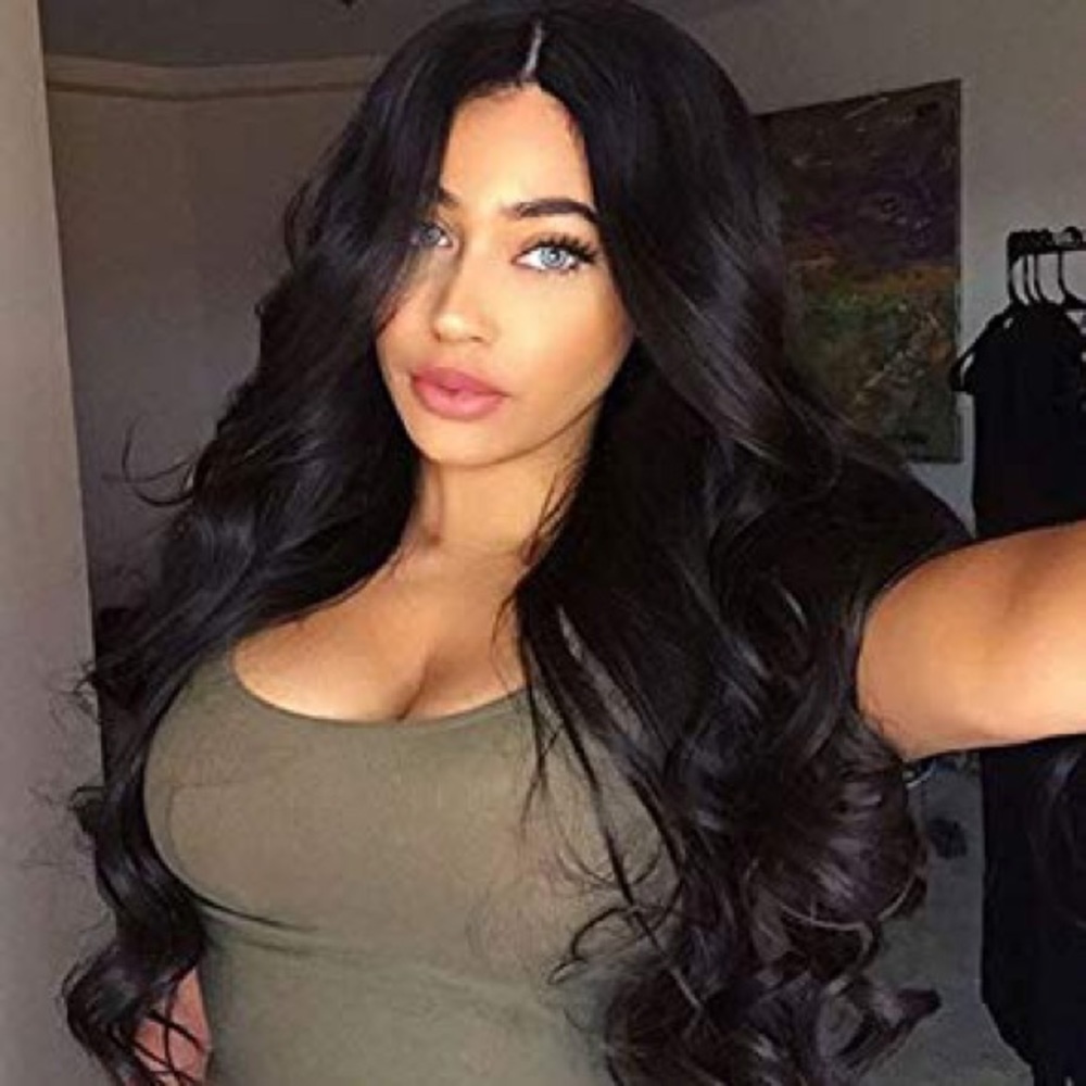 ✨Cathie  24” BLACK BODY WAVE LACE FRONT WIG *NWT*✨